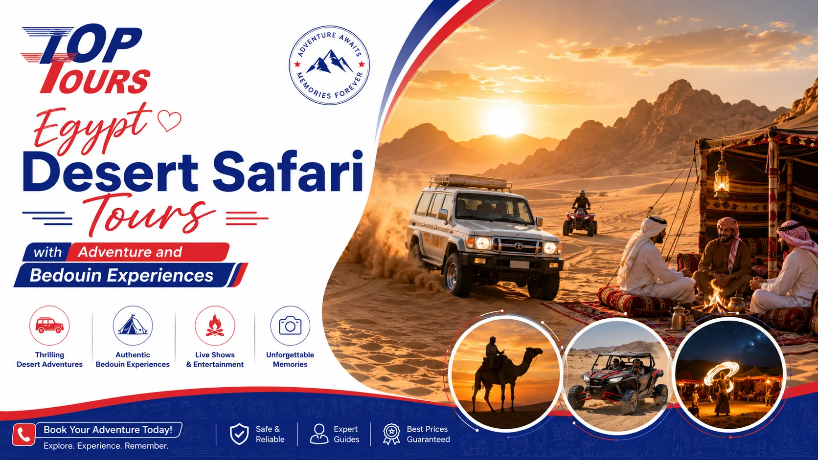 Egypt Desert Safari Tours with Adventure and Bedouin Experiences