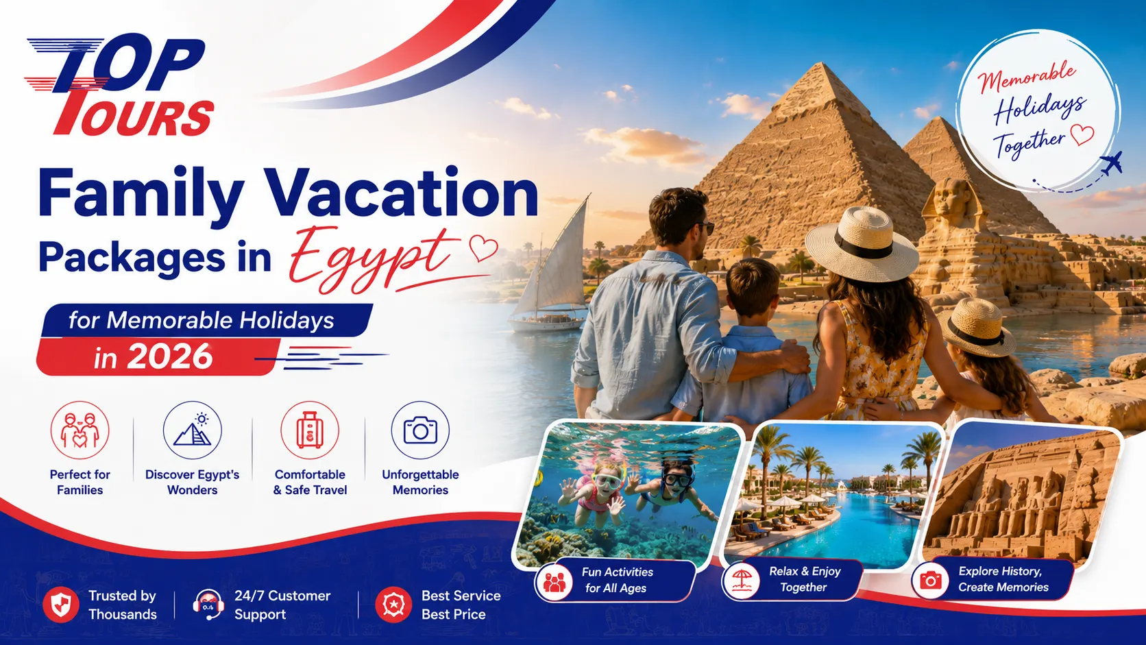 Family Vacation Packages in Egypt for Memorable Holidays in 2026
